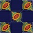 Mexican Talavera Tiles Sunflower 6